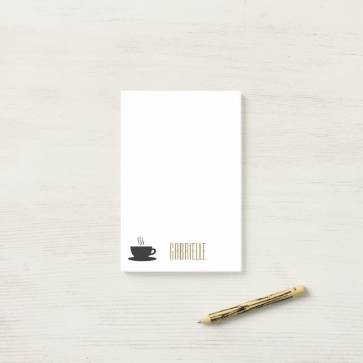 MONOGRAM COFFEE Post-it Notes (Op bureau)