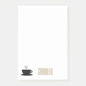 MONOGRAM COFFEE Post-it Notes (Voorkant)