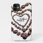 Monogram Coffeeholic-telefoontas! Case-Mate iPhone Case (Achterkant)