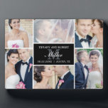 Monogram Collage EDITABLE KLEUR Plak met paling Ea Fotoplaat<br><div class="desc">Deze plak met esel maakt een groot hoopje om een groot geheugen te bewaren. Ontwerp © berryberrysnoot. Bezoek onze website op www.berryberrysweet.com voor overeenkomende objecten en meer ontwerpopties!</div>