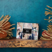 Monogram Collage EDITABLE KLEUR Plak met paling Ea Fotoplaat (Zijkant)