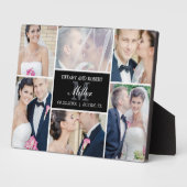 Monogram Collage EDITABLE KLEUR Plak met paling Ea Fotoplaat (Zijkant)