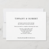 Monogram Collage Foto Weddenschap Bedankkaart (Achterkant)