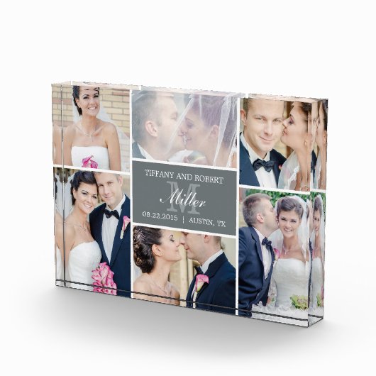 Monogram Collage Photo Block Fotoblokken (Rechts)