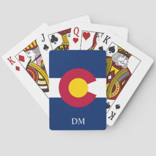 Monogram Colorado-staatsvlag Pokerkaarten