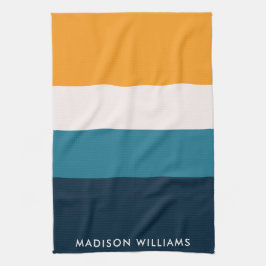 Monogram Colorblock Horizontale Stripe Stylish Kit Theedoek