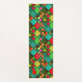 Monogram Colorful Checkered Pattern Yoga Mat (Voorkant)