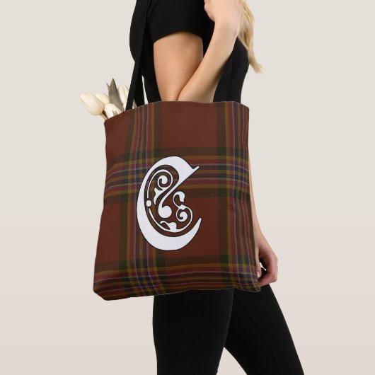 Monogram Conroy Clan Tartan Tote Bag (Dichtbij)