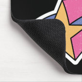 Monogram cool cartoon Black Star Kinder Muismat (Hoek)