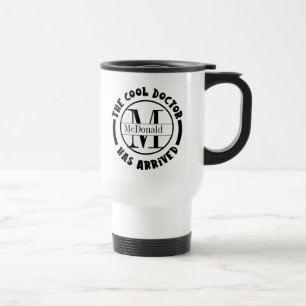 Monogram Cool Doctor Travel Mug Reisbeker