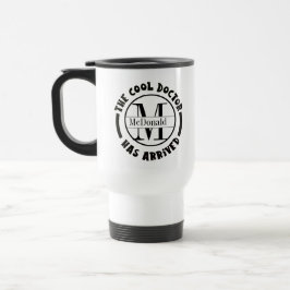 Monogram Cool Doctor Travel Mug Reisbeker