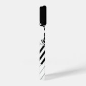 `Monogram coole muzieknoten en pianotoetsen iPhone Hoesje (Rechterkant)