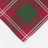 Monogram Crawford Tartan Fleece Deken (Hoek)