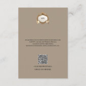 Monogram Creat QR-code bijgevoegde kaart (Achterkant)