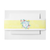 Monogram Crest Amalfi Coast Italiaanse citroenen b Uitnodigingen Wikkel (Voorkant Voorbeeld)