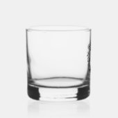 Monogram Crest Bedrukt Whisky Glas (Rechts)