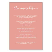 Monogram Crest Gold Blush Wedding-kaarten Kaart (Voorkant)