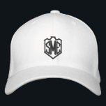 Monogram Crest Initialen Aangepast Gepersonaliseer Geborduurde Pet<br><div class="desc">Monogram Crest Monogrammed Initialen Custom Gepersonaliseerd Geborduurd Honkbal Pet is voorzien van de eenvoudige moderne geborduurde monogram van uw initialen in een kam rand. Perfect als cadeau voor familie en vrienden voor verjaardag,  kerst,  Vaderdag,  Moederdag,  bruiloften en meer. Creëer door Evco Studio www.zazzle.com/store/evcostudio</div>