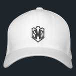Monogram Crest Initialen Aangepast Gepersonaliseer Geborduurde Pet<br><div class="desc">Monogram Crest Monogrammed Initialen Custom Gepersonaliseerd Geborduurd Honkbal Pet is voorzien van de eenvoudige moderne geborduurde monogram van uw initialen in een kam rand. Perfect als cadeau voor familie en vrienden voor verjaardag,  kerst,  Vaderdag,  Moederdag,  bruiloften en meer. Creëer door Evco Studio www.zazzle.com/store/evcostudio</div>