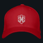 Monogram Crest Initialen Aangepast Gepersonaliseer Geborduurde Pet<br><div class="desc">Monogram Crest Monogrammed Initialen Custom Gepersonaliseerd Geborduurd Honkbal Pet is voorzien van de eenvoudige moderne geborduurde monogram van uw initialen in een kam rand. Perfect als cadeau voor familie en vrienden voor verjaardag,  kerst,  Vaderdag,  Moederdag,  bruiloften en meer. Creëer door Evco Studio www.zazzle.com/store/evcostudio</div>