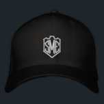 Monogram Crest Initialen Aangepast Gepersonaliseer Geborduurde Pet<br><div class="desc">Monogram Crest Monogrammed Initialen Custom Gepersonaliseerd Geborduurd Honkbal Pet is voorzien van de eenvoudige moderne geborduurde monogram van uw initialen in een kam rand. Perfect als cadeau voor familie en vrienden voor verjaardag,  kerst,  Vaderdag,  Moederdag,  bruiloften en meer. Creëer door Evco Studio www.zazzle.com/store/evcostudio</div>