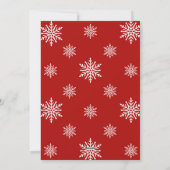 Monogram Crest met groen Kerstvakantie Feestdagenkaart (Achterkant)