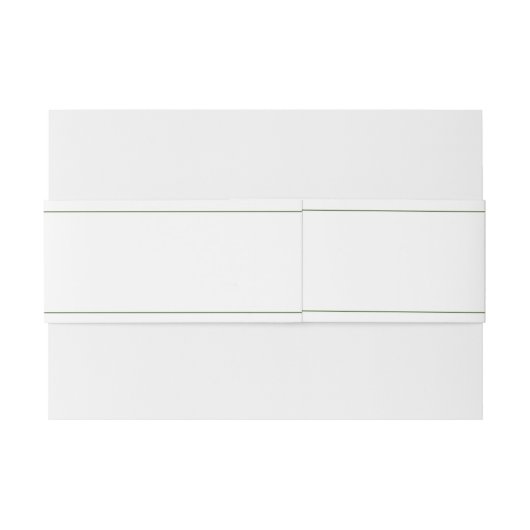 Monogram Crest met wintergroen huwelijk Uitnodigingen Wikkel (Achterkant Voorbeeld)