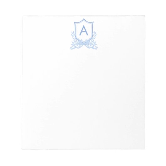 Monogram Crest Note Pad Notitieblok (Voorkant)