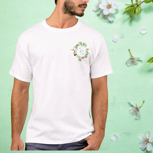Monogram Crest St. Patrick's Day Lucky T-Shirt