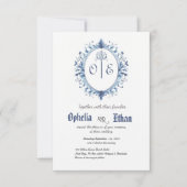 Monogram CREST  uitnodiging (Voorkant)