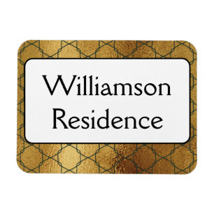 Monogram Cruise Cabine Deur FInder Marker Goud Magneet