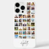 Monogram Custom 36 Photo Collage Case-Mate iPhone Case (Achterkant)