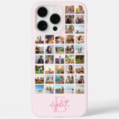 Monogram Custom 36 Photo Collage Case-Mate iPhone Case (Achterkant)
