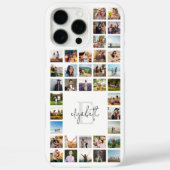 Monogram Custom 37 Photo Collage Case-Mate iPhone Case (Achterkant)