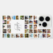 Monogram Custom 37 Photo Collage Case-Mate iPhone Case (Achterkant (horizontaal))