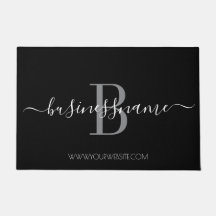 Monogram Custom Business Logo Black en White Doo