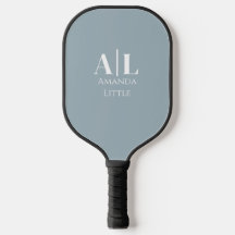 Monogram Custom Initialen Pickleball Paddle - Blau