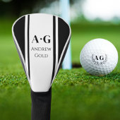 Monogram Custom Initialen Pickleball Paddle - Blau Golfheadcover