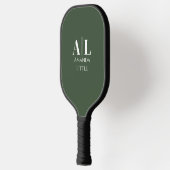 Monogram Custom Initialen Pickleball Paddle - Groe (Links)