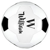 Monogram Custom Name Classic Sports Voetbal (Gedraaid)