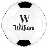 Monogram Custom Name Classic Sports Voetbal (Voorkant)