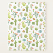Monogram | Cute Cactus Standing Pattern Planner (Achterkant)