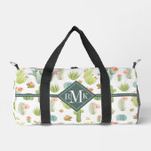 Monogram | Cute Cactus Standing Pattern Plunjezak (Voorkant)