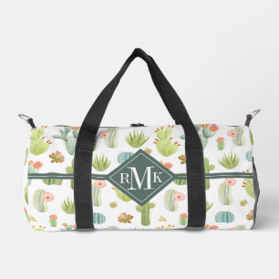 Monogram   Cute Cactus Standing Pattern Plunjezak