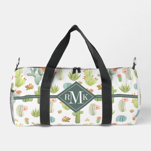 Monogram | Cute Cactus Standing Pattern Plunjezak (Achterkant)