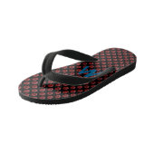monogram Cute Cool Fun Unique Kinder Teenslippers (Schuin)