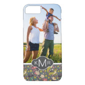 Monogram | Cute Forest Animals Patroon Case-Mate iPhone Case (Achterkant)