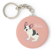 Monogram. Cute French Bulldog