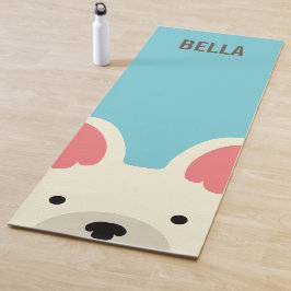 Monogram Cute French Bulldog Yogamat