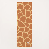Monogram Cute Giraffe Safari Pattern Yogamat (Voorkant)